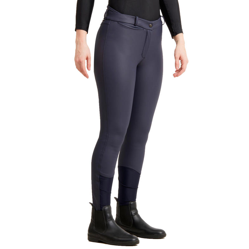 Kipwarm Women's Waterproof Warm and Breathable Horse Riding breeches Fouganza Decathlon