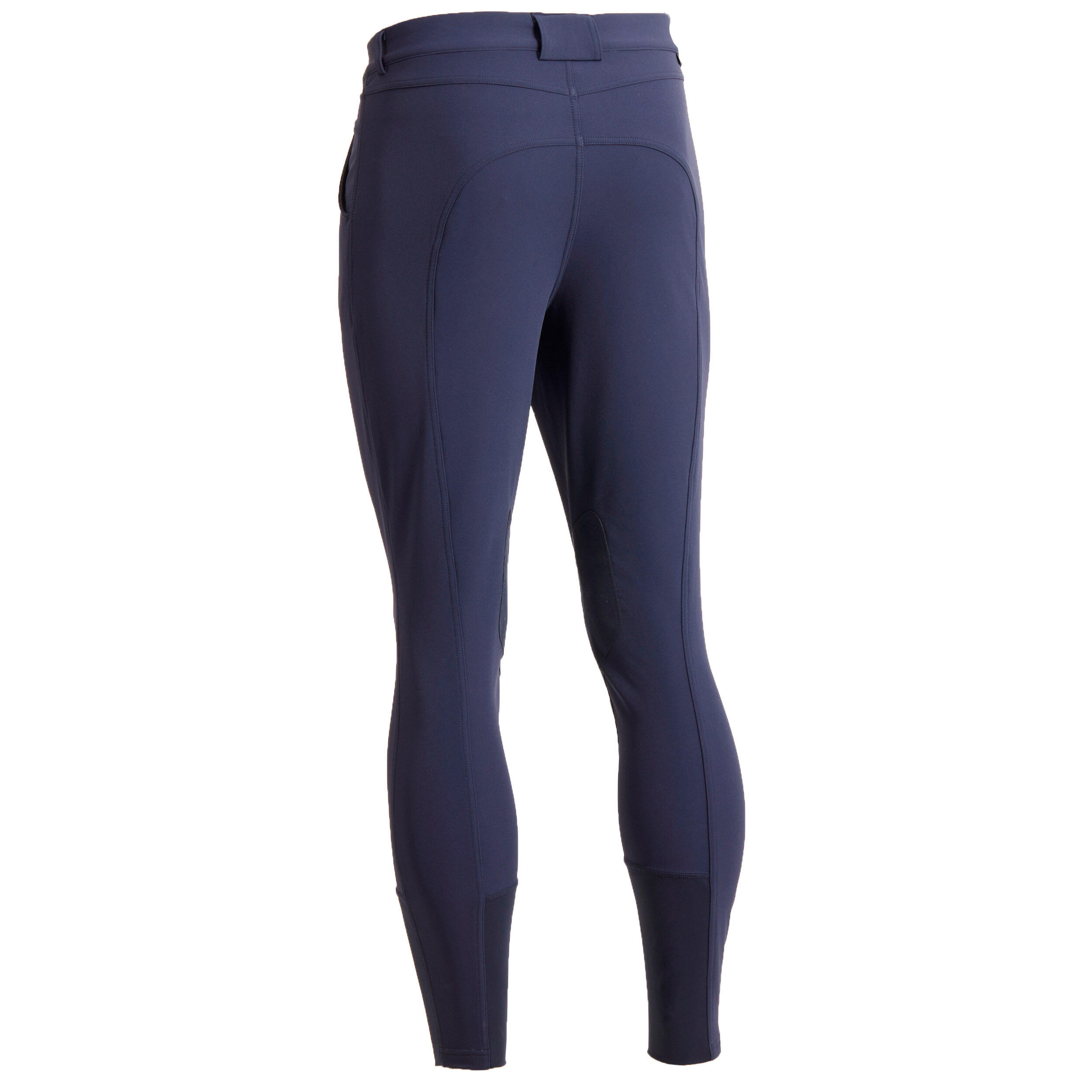 Pantalons Equitació Home Blau Marí 500 8/8