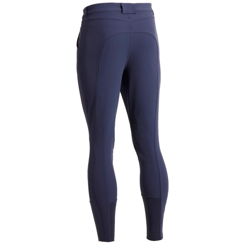 Pantaloni equitazione 500 uomo blu