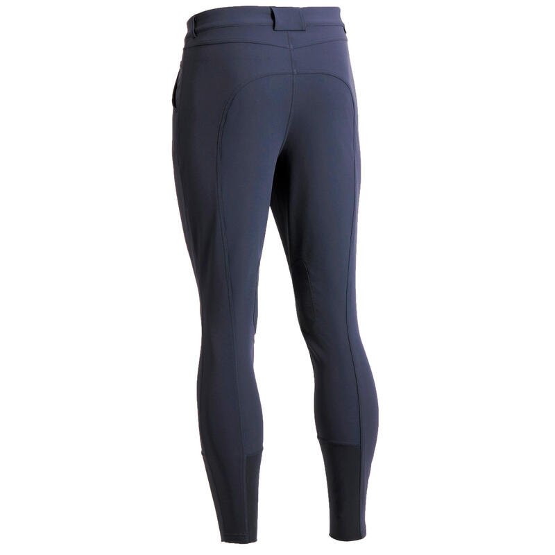 Pantalon équitation homme gris foncé 500