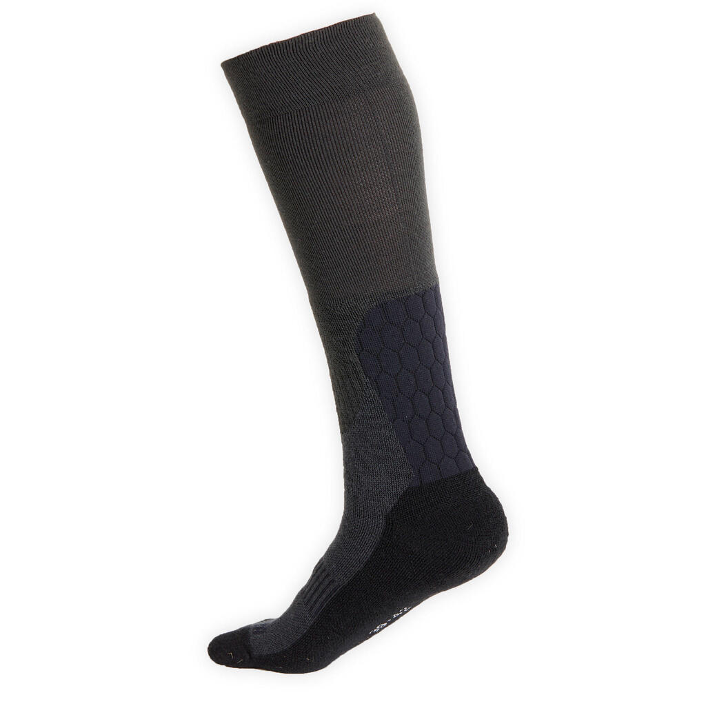 Reitsocken 500 Warm Damen/Herren - braun