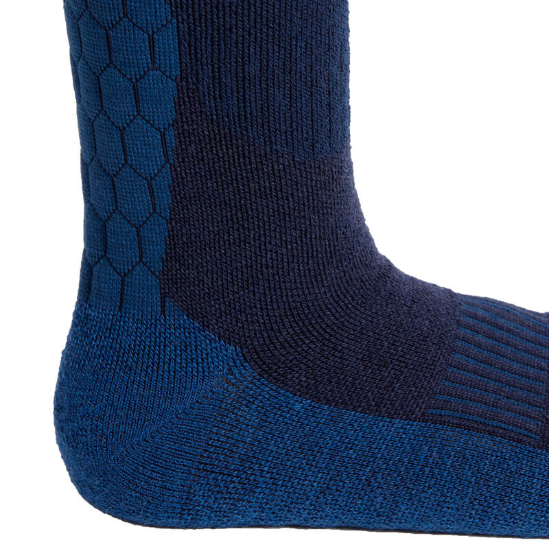 Winter-Reitsocken 500 warm Damen/Herren marineblau/dunkelblau