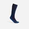 Winter-Reitsocken 500 warm Damen/Herren marineblau/dunkelblau