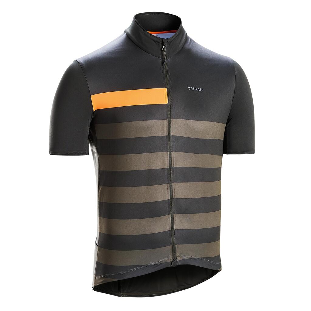 Rc500  limited edition gravel short-sleeved road cycling jersey - khaki