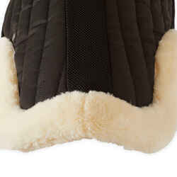 Synthetic Sheepskin Saddle Pad 900 - Black