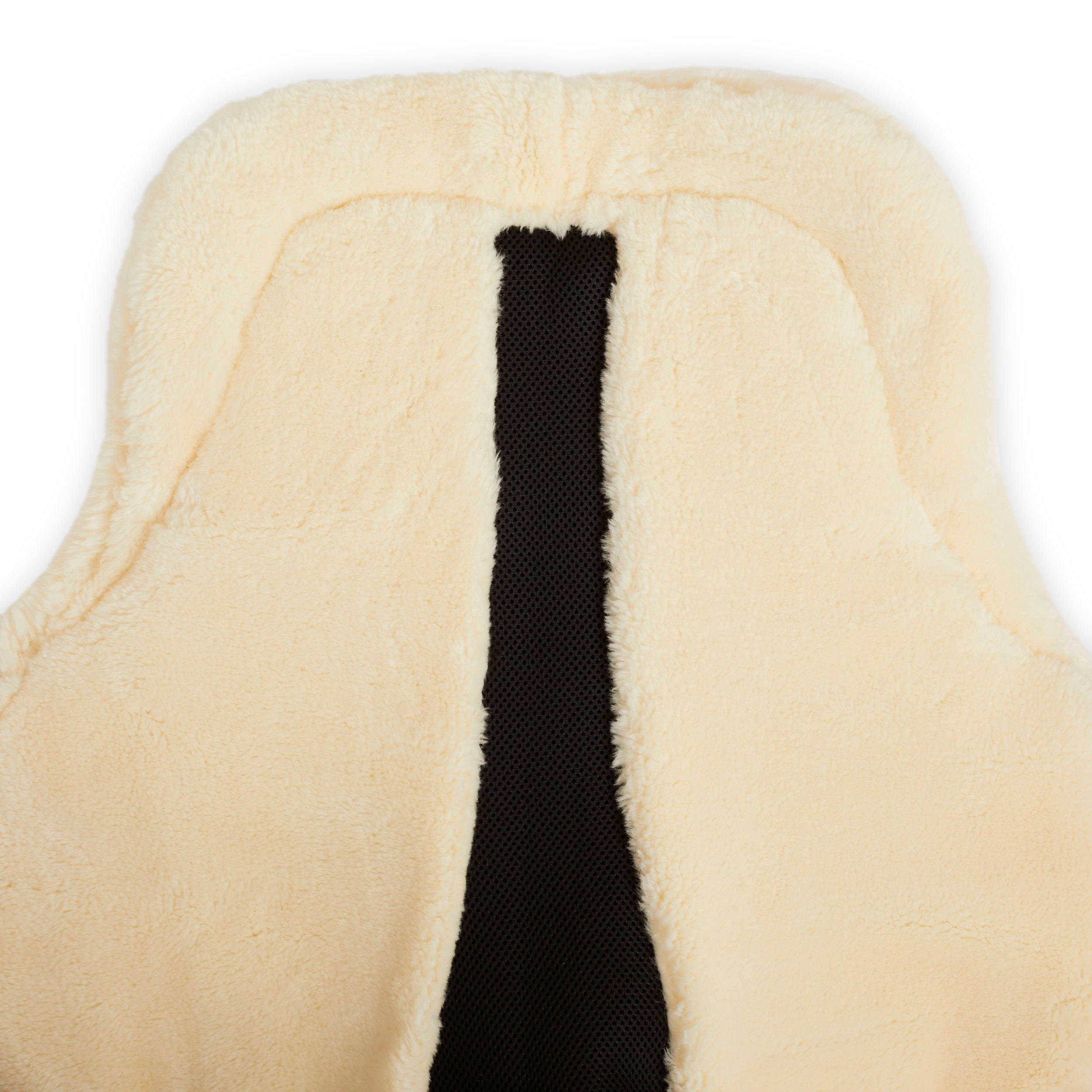 Synthetic Sheepskin Saddle Pad 900 - Black 9/10