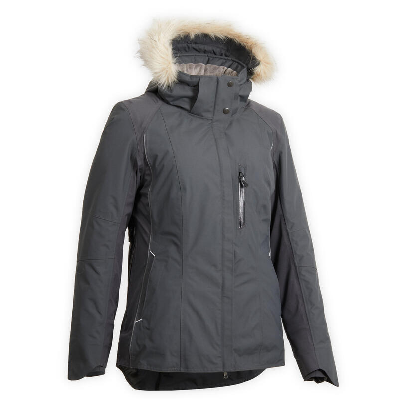 Winter-Reitjacke 580 Damen wasserdicht grau