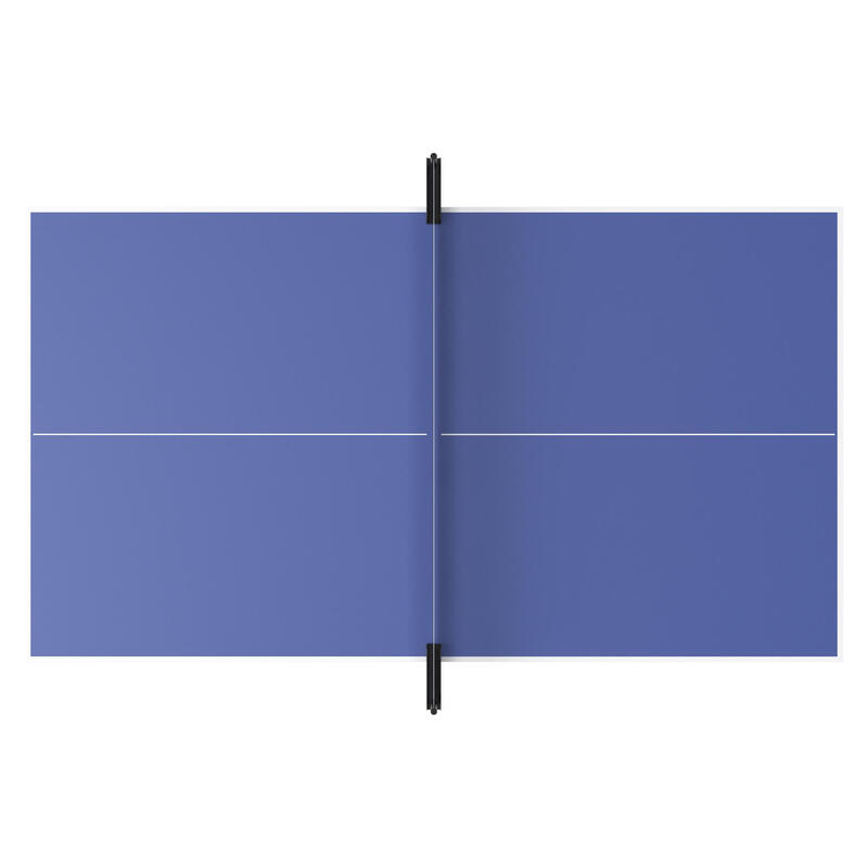 Tafeltennistafel / pingpongtafel indoor TTT 100 blauw