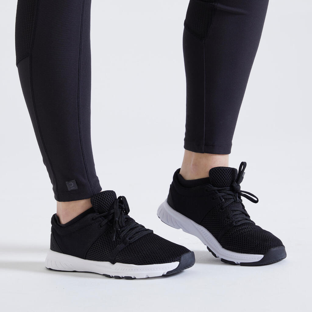 Tenis de fitness para Mujer Domyos 100 negro