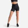Kratke hlače za fitness visokog struka crne