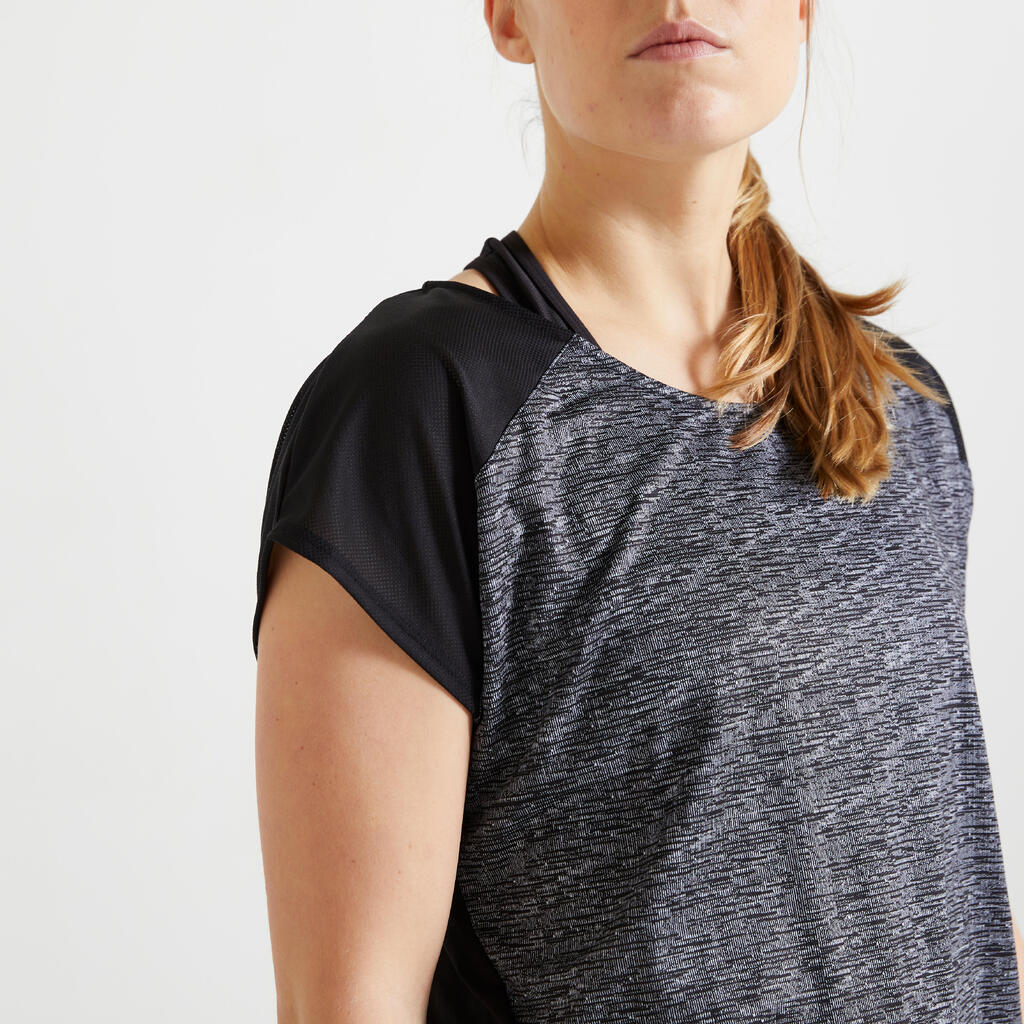 POLERA DEPORTIVA MUJER ROSADA  FTS 120