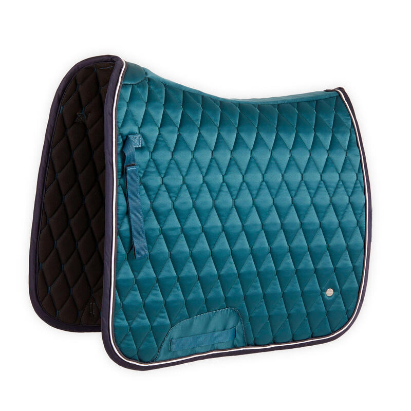 TAPIS DRESSAGE CHEVAL PETROLE SOMBRE 900