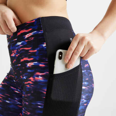 Fitness Leggings with Phone Pocket - Print