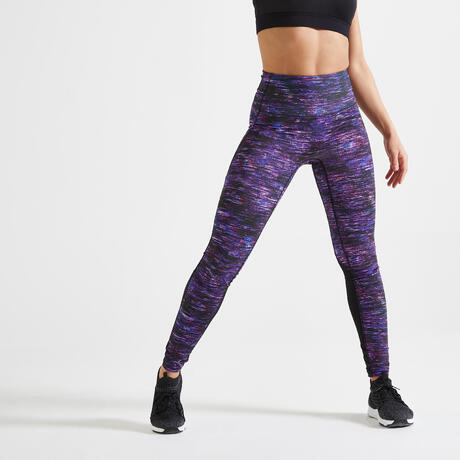 Girls' Sequin Gymnastics Leggings - Black DOMYOS | Decathlon