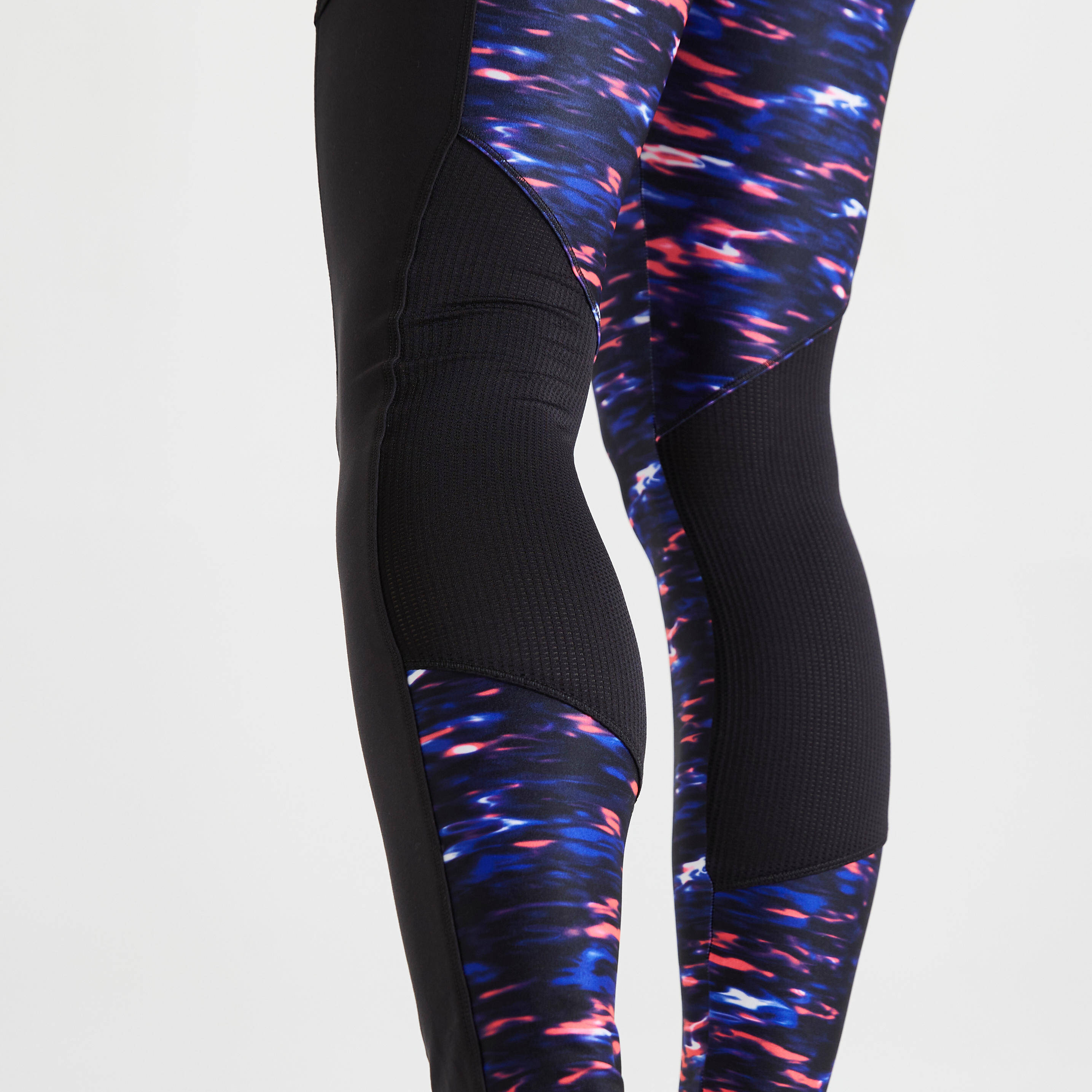 Women Polyester Gym Leggings with Phone Pocket - Print -  5