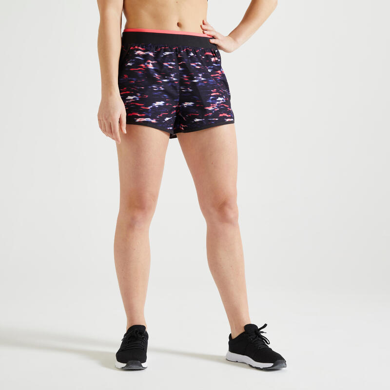 Short Fitness ample imprimé