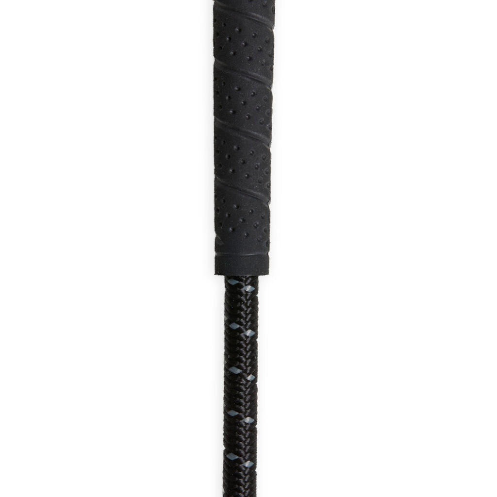 BIČ ZA DRESURU KONJA 120 CM - CRNI