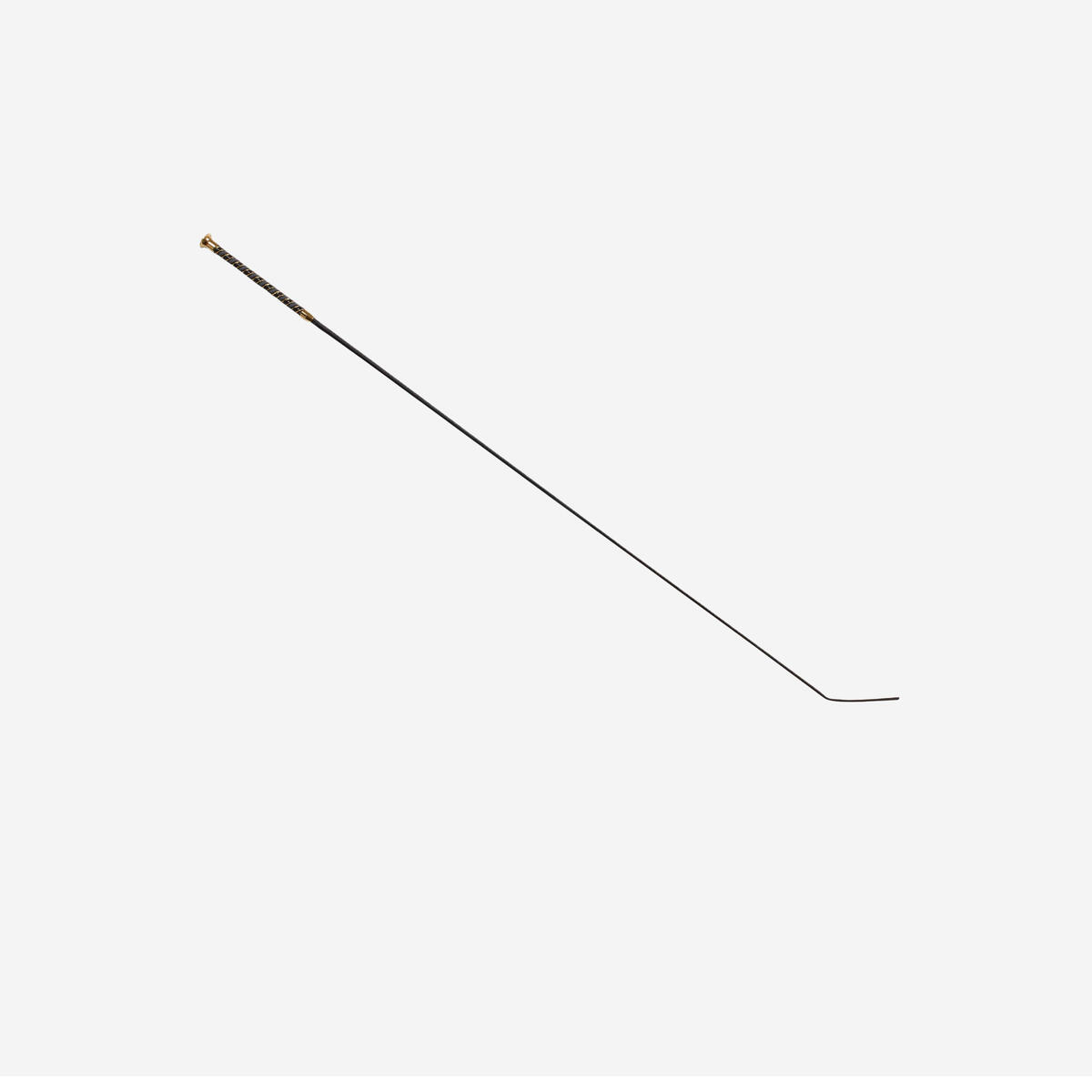 Stick de dressage équitation 120 cm - noir et doré