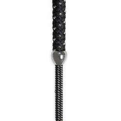 Horse Riding Dressage Crop 110 cm - Black/Silver