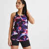 Crossed Strap Fitness Tank Top - Print