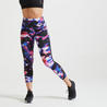 7/8 Fitness High-Waisted Shaping Cropped Leggings 500 - Printed