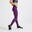 Legging taille haute Fitness gainant violet