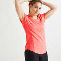 T-shirt kondition fitness 120 Dam rosa