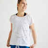 Dámske tričko 120 na fitness biele