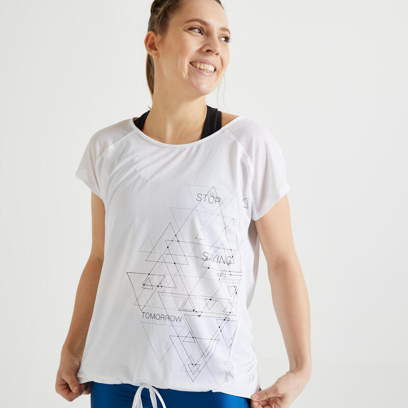 Loose Fitness T-Shirt - White