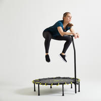 Playera fitness cardio-training mujer verde oscuro 120 