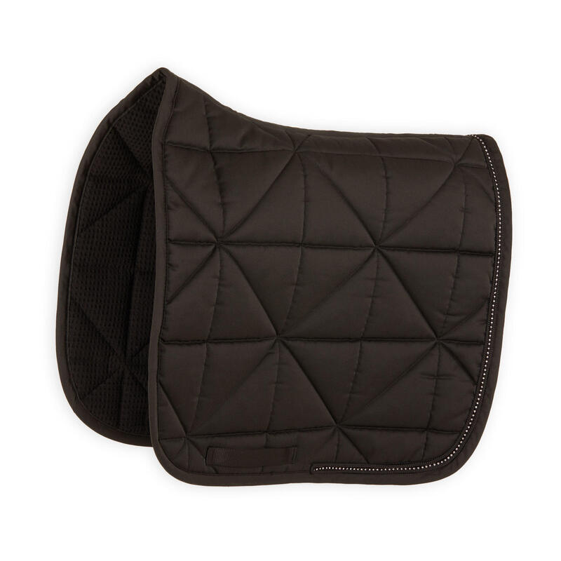 TAPIS DRESSAGE CHEVAL NOIR 500
