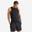 Tank-Shirt Fitness Essential Rundhalsausschnitt Herren schwarz