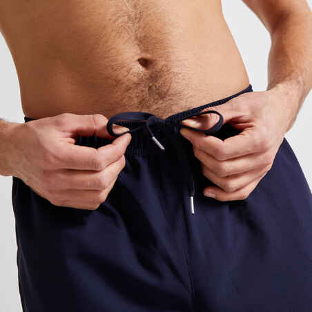מכנסיים מבד נושם לגברים בגזרה רגילה Essential - כחול נייבי
