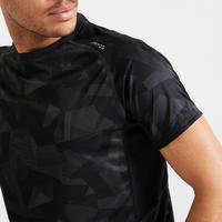Eco-Friendly Technical Fitness T-Shirt - Khaki Print/Camouflage