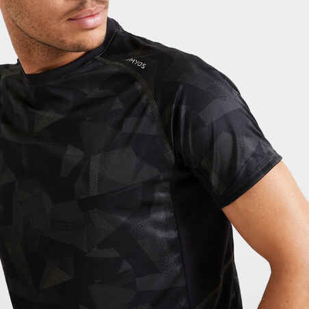 Eco-Friendly Technical Fitness T-Shirt - Khaki Print/Camouflage