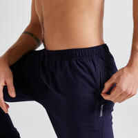 Pantalón chándal fitness  Hombre Domyos 120 azul marino