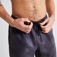 Fitness Training Shorts with Zipped Pockets - Grey/Black