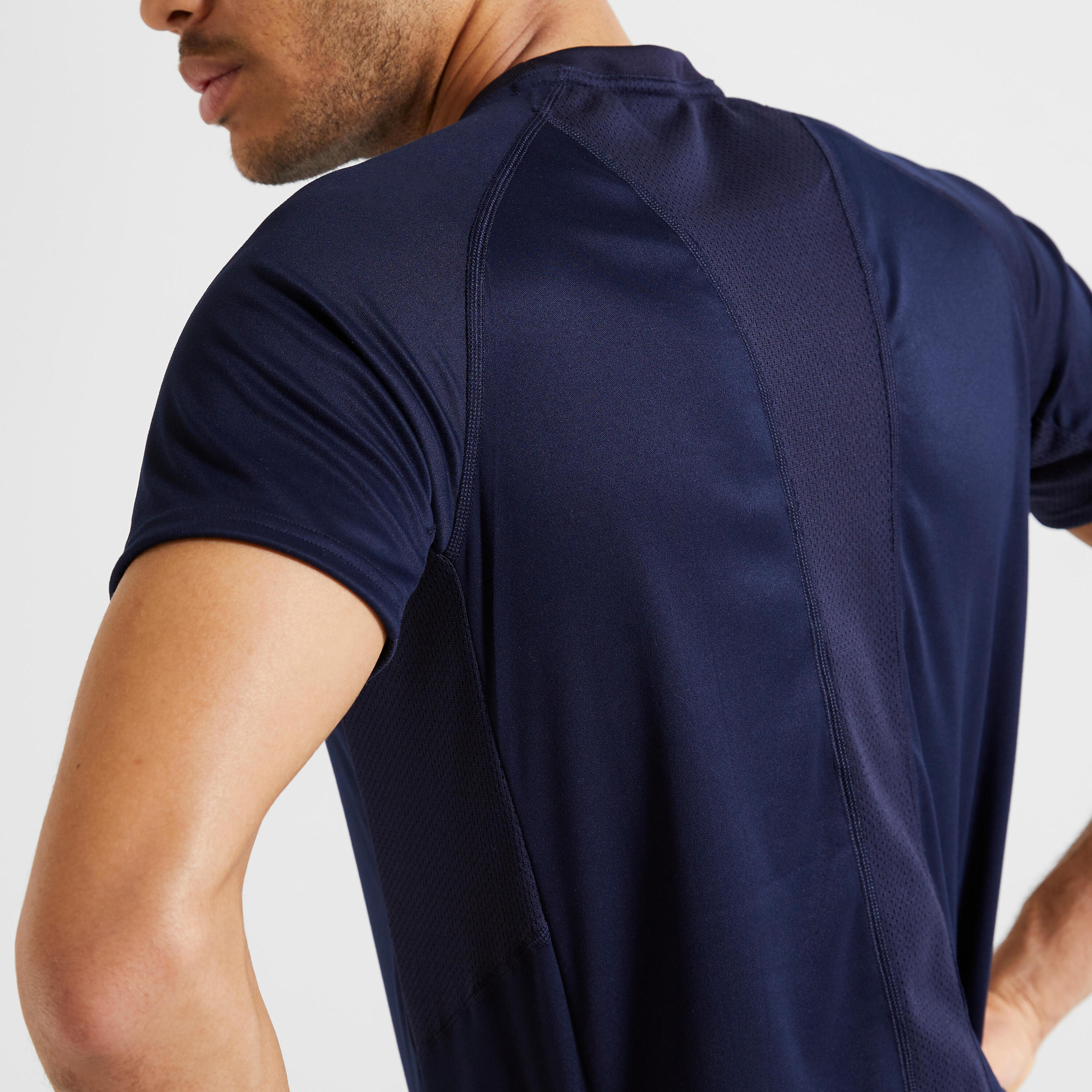 Eco-Friendly Technical Fitness T-Shirt - Printed Navy 5/5