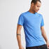 Men Gym Sports T Shirt Polyester - Mottled Blue