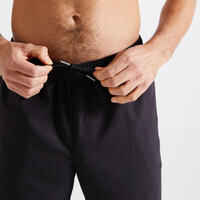 Men's Regular-Fit Breathable Essential Fitness Bottoms - Black
