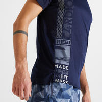 חולצת כושר אקולוגית לגברים 120 - כחול כהה