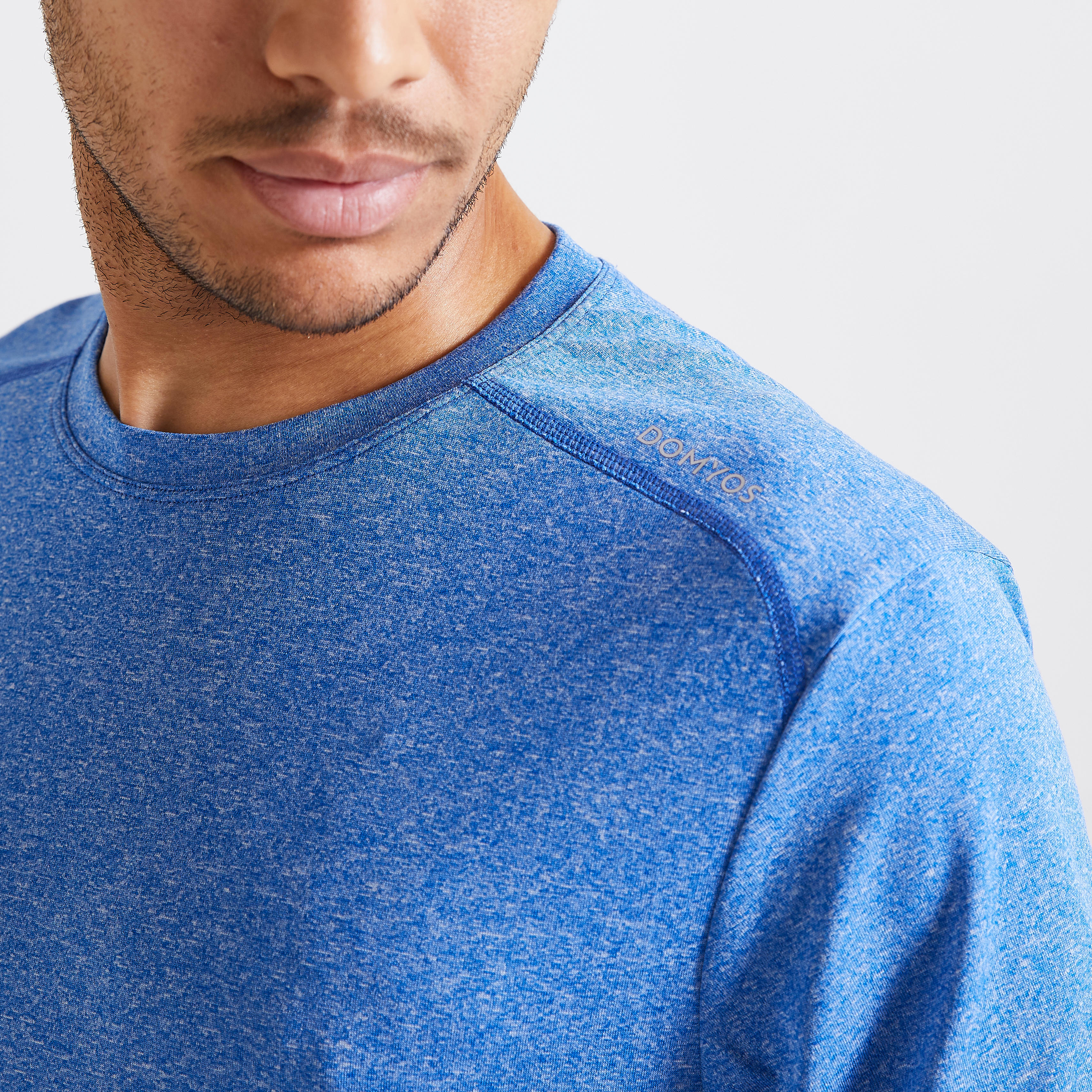 Men’s Slim Fit T-Shirt - 100 - DOMYOS