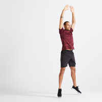 Fitness Shorts with Zip Pockets - Black/Smoke