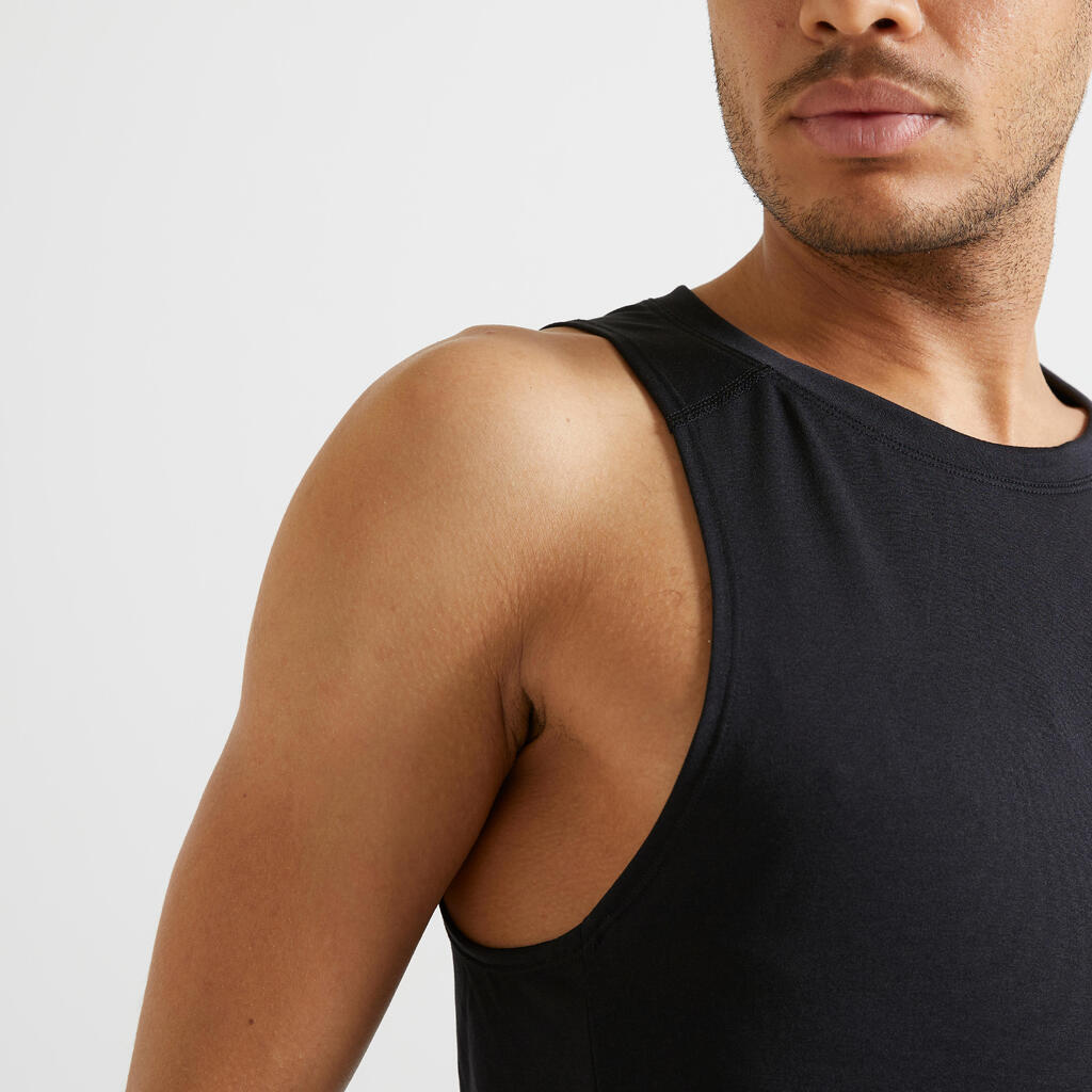 Esqueleto de fitness para Hombre Domyos 100 negro