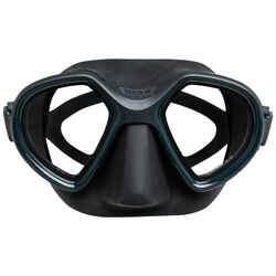 Diving mask small-volume 500 dual dark grey