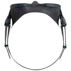 Diving mask small-volume 500 dual dark grey