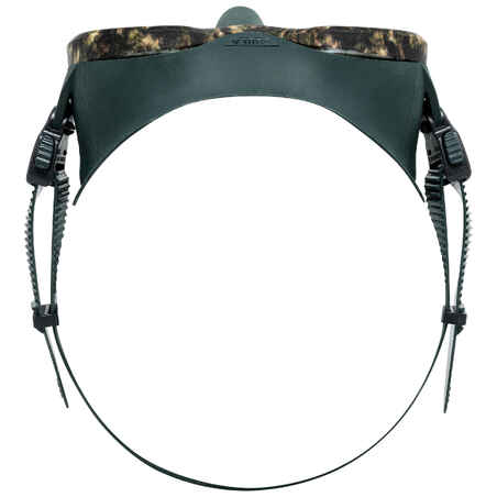 Spearfishing mask small-volume 500 dual camouflage