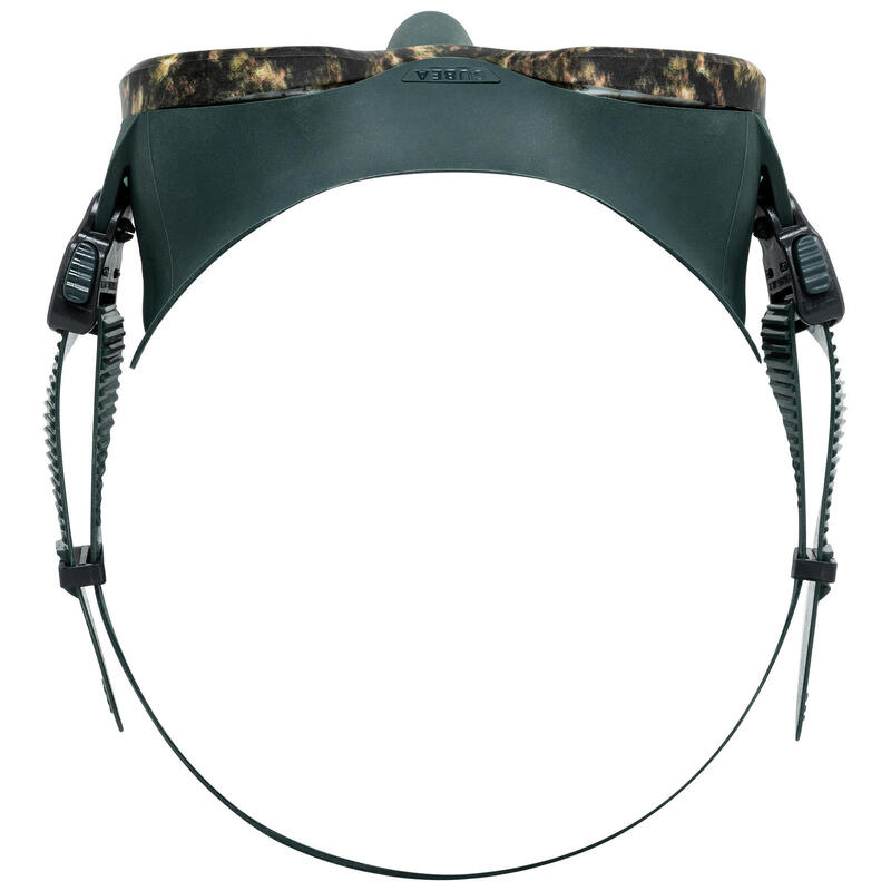 Masque Chasse sous-marine petit Volume - 500 Dual Camouflage