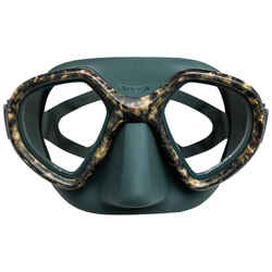 Spearfishing mask small-volume 500 dual camouflage