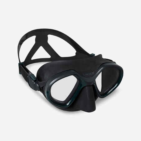 Maska za podvodni ribolov 500 tamnosiva